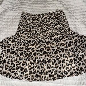 Leopard Print Women's Skort